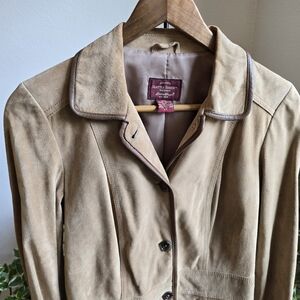 EUC Eddie Bauer Vintage Women's Suede Jacket XS